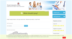 Desktop Screenshot of nasilekarze.com